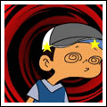 一个小孩手握拳头生气的表情包6