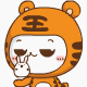 正蹲着调皮表情的小猴子绘本4