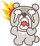 一个生气的表情还有一个眼神6
