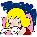 美女发来爱你表情1