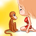 推销美女表情包7