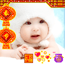 搞怪萌娃头像带表情1