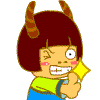 小孩搞怪动态表情6