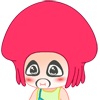女孩喜欢发滑稽表情1