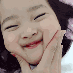 惊喜的美女表情包6