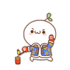 小美女黑眼圈可爱表情4