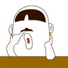 抖音唱歌表情夸张可爱的女孩4