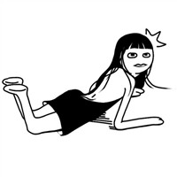 伤感女黑白头像背影图片高清11