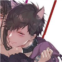 百合黑白头像2