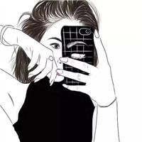 美女头像真实点的侧脸9