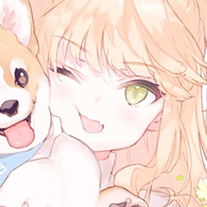 卡通高马尾女孩头像8