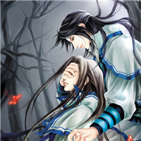 黑色系短发女生头像10