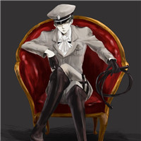 黑白头像男画笔10