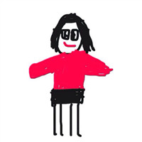 列宁黑白头像画6