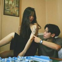 女强男弱的情侣头像8