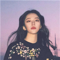 QQ人物头像图女生黑色7