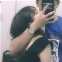 黑色一男一女情侣头像5