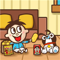 黑白头像男卡通侧脸7