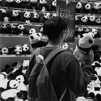 黑色忧郁qq头像5