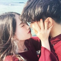女生头像短发遮脸5