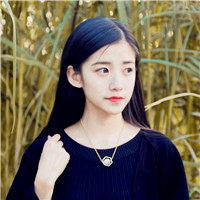 欧美侧右脸女生头像3