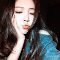唯美侧脸流泪图片女生头像5