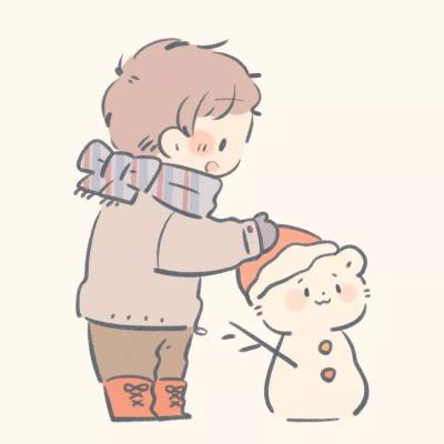 黑色可爱少女头像二次元7