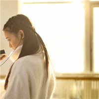 可爱头像卡通女生简单涂色4