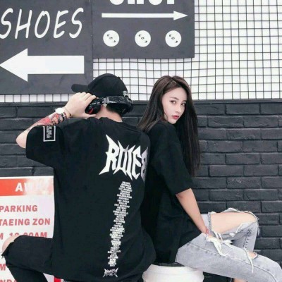 韩版女生头像背影短发1