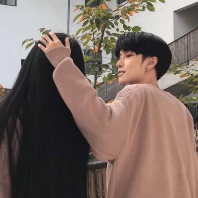 扣扣头像情侣画中画背影3