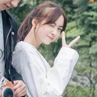 黑色霸气女生头像手机挡脸9