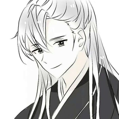 女生穿衬衫不露脸黑白头像3