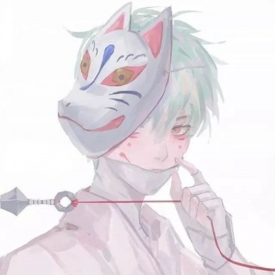 动漫黑白头像高级男生7