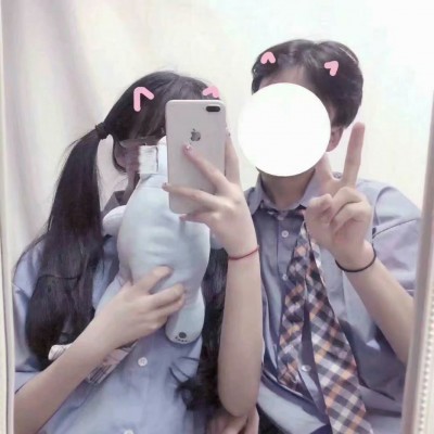 鹿晗图片情侣头像带字14