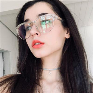 唯美女生头像白色背景图片14