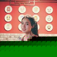 向左坐着的人侧面美女头像2