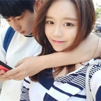 黑色系列闺蜜头像女生真人6