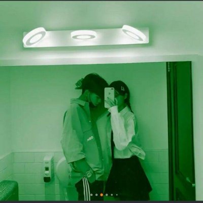 动漫头像女生黑色侧身10
