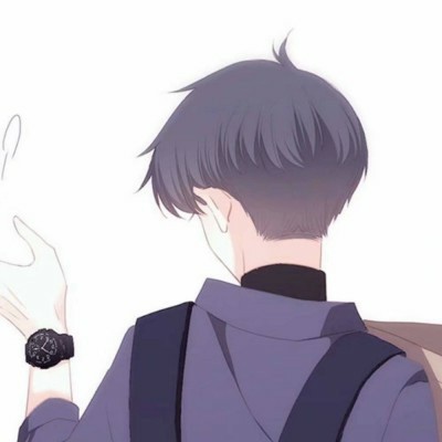 素描卡通男头像商务5