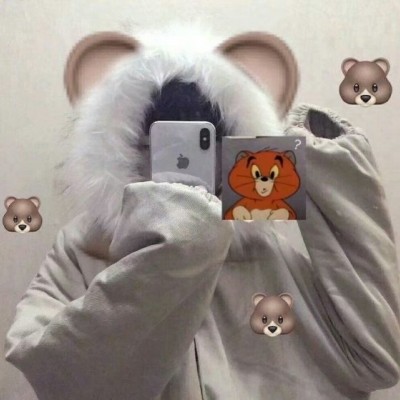蓝色系搞怪头像10
