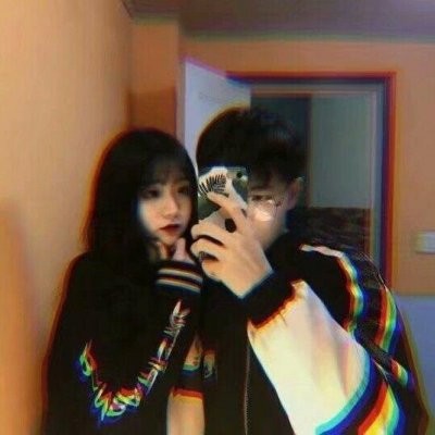 半脸黑白头像女生10