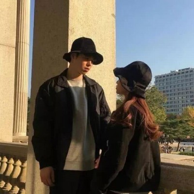 正面黑色头像小女生剪影14