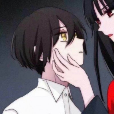 侧脸头像女生背影7