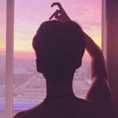 情侣头像黑底6