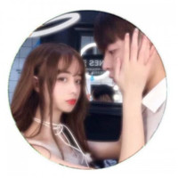 黑白卡通头像女12