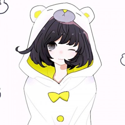 女生头像背影黑白漫画5