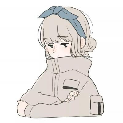 老头侧面背影黑白头像7