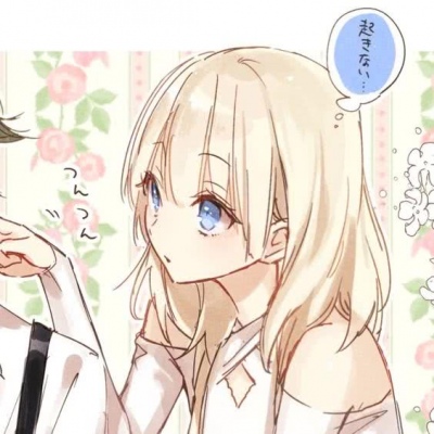 初中女生黑白头像14