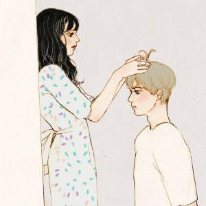 放牛娃男女卡通情侣头像4