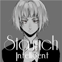 二次元黑白头像大全10